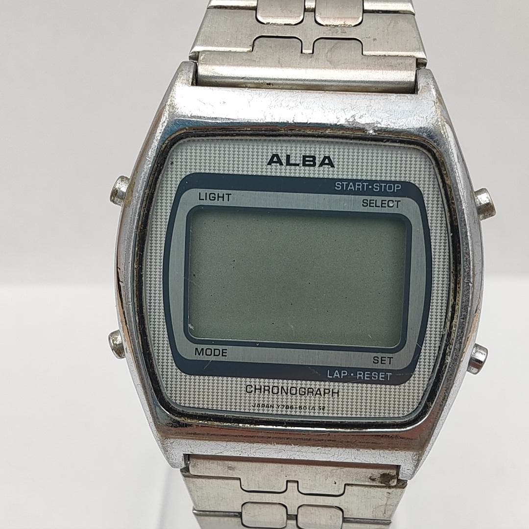 ALBA Alba V786-5010 Vintage Digital Chronograph Watch | Japan