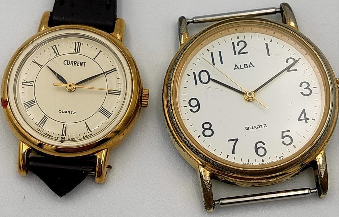 Alba Alba & Current Quartz Dress Watch Lot of 2 Junk | Japan