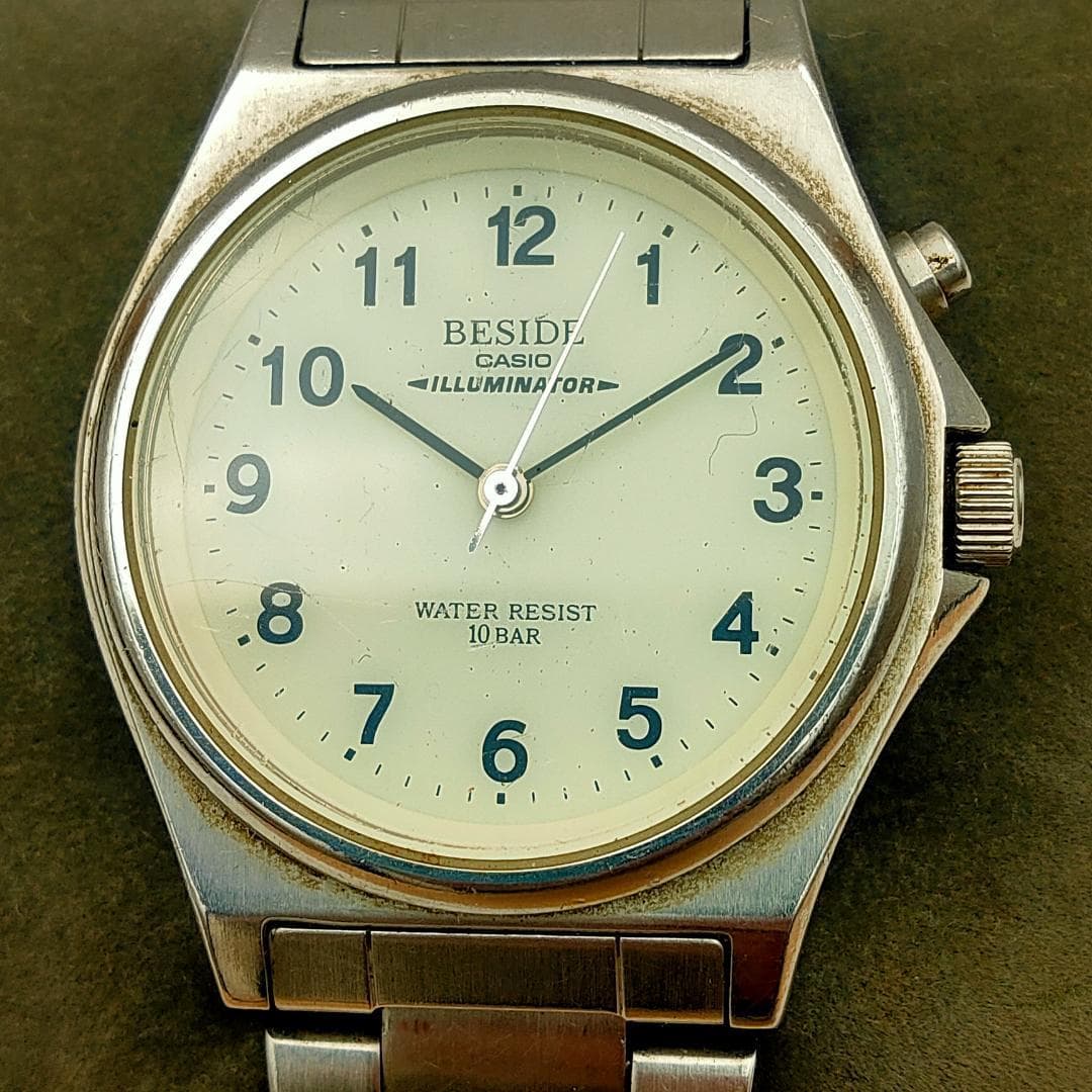 CASIO Casio BESIDE BES-102 Illuminator 10BAR Quartz Watch