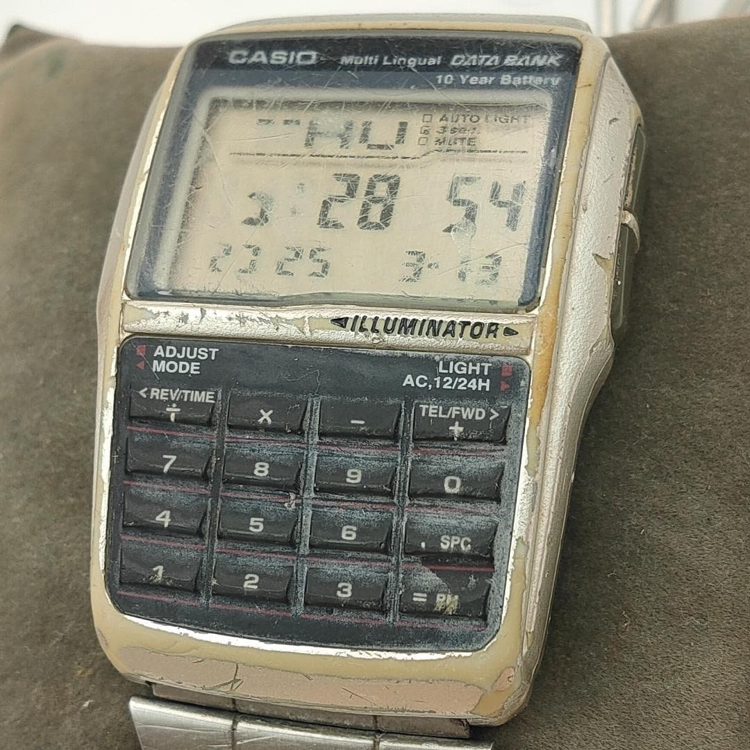 CASIO Casio Data Bank DBO-02 Module 2888 Multi-Lingual Calculator Watch