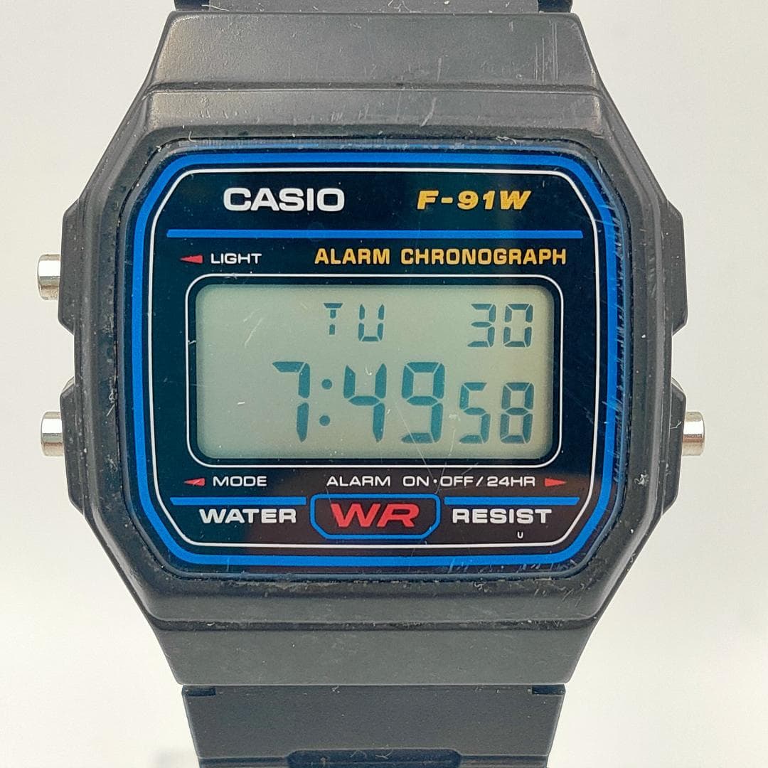 CASIO Casio F-91W Module 583 Digital Chronograph Watch