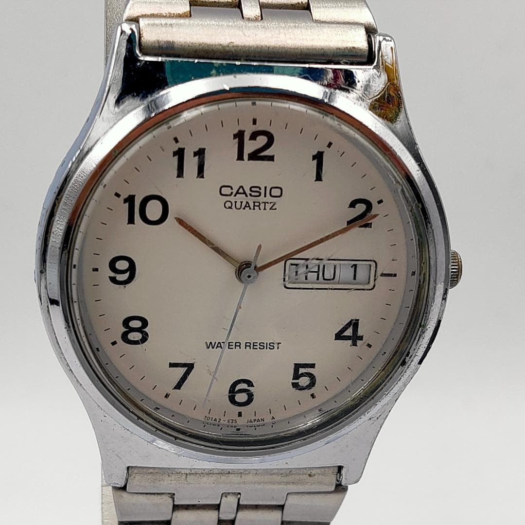CASIO Casio MQ-514 Quartz Day-Date Stainless Steel Watch