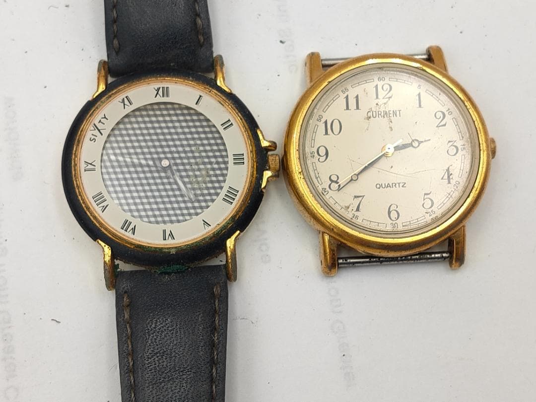 CURRENT CURRENT V501-6C20 + SIXTY Quartz Watch Lot 2pcs | Japan