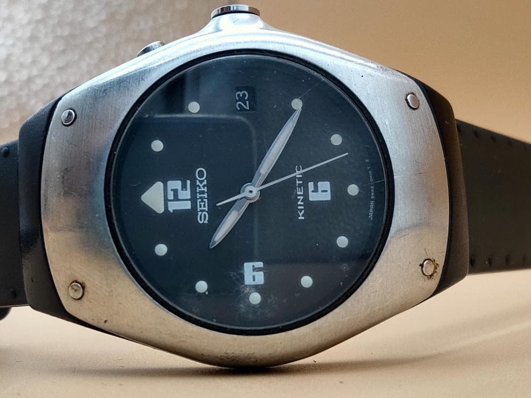 SEIKO SEIKO KINETIC 5M42-0E40 Cal.5M42 Quartz Battery Watch | Japan