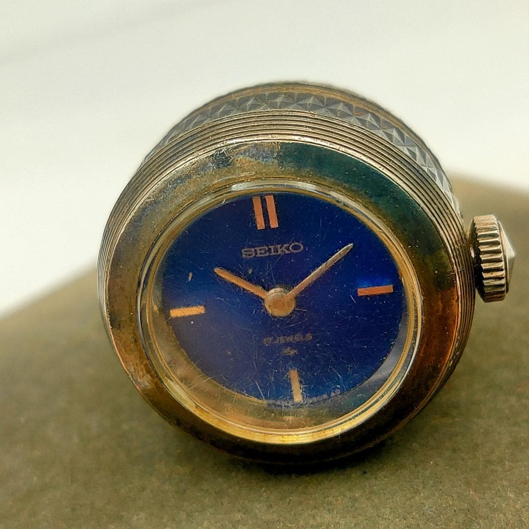 SEIKO Seiko Pendant Watch 17 Jewels Hand-Wound Blue Dial Vintage | Japan