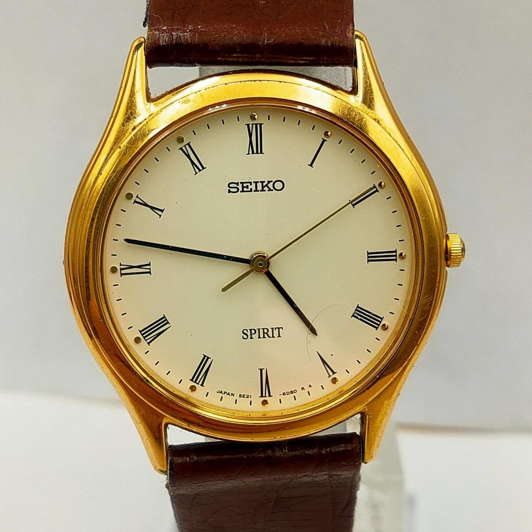 SEIKO Seiko SPIRIT 5E21-6D70 Cal.5E21 Quartz Dead Battery Watch | Japan