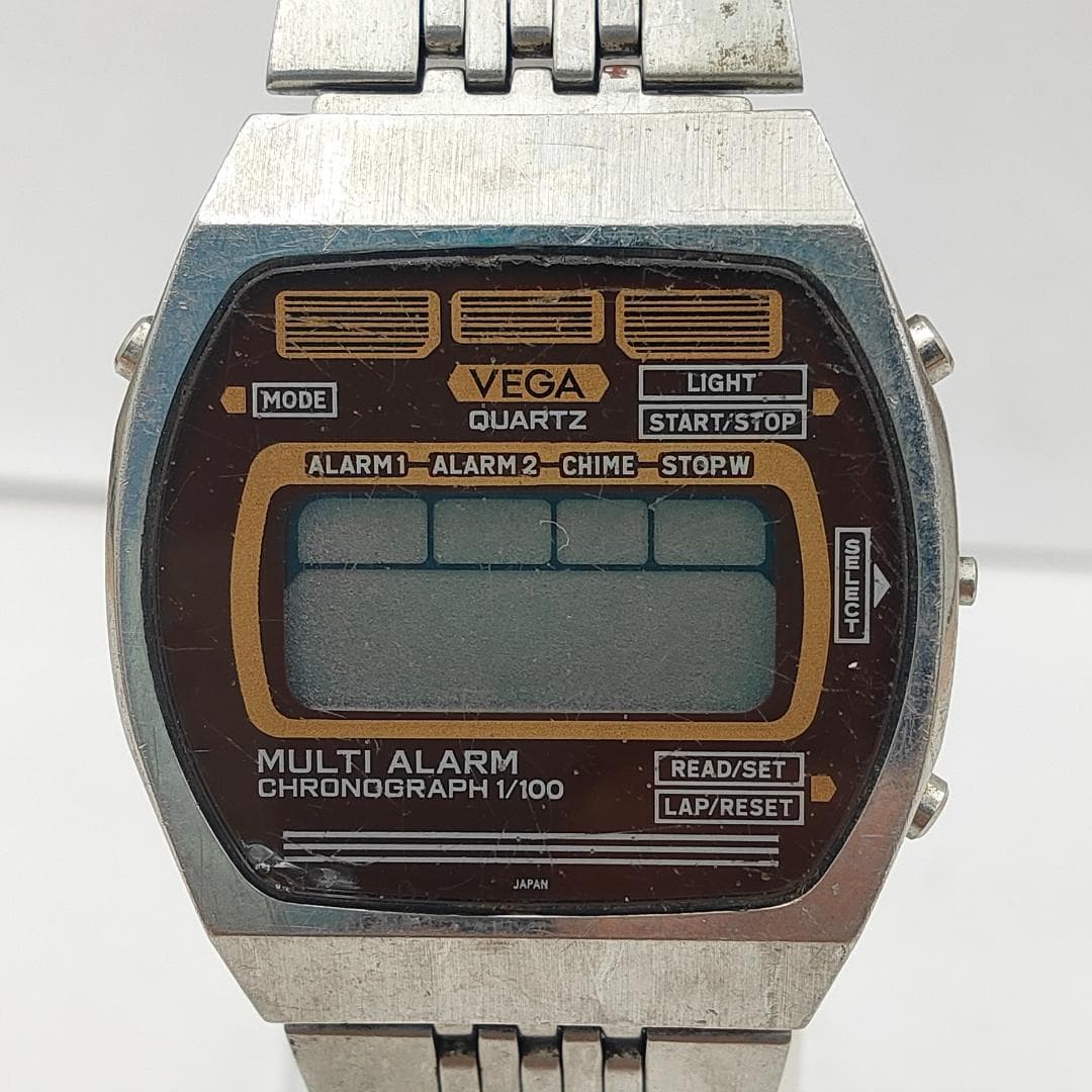 vega. Vega 9248-390059 Digital Multi Alarm Chronograph Quartz Watch | Japan