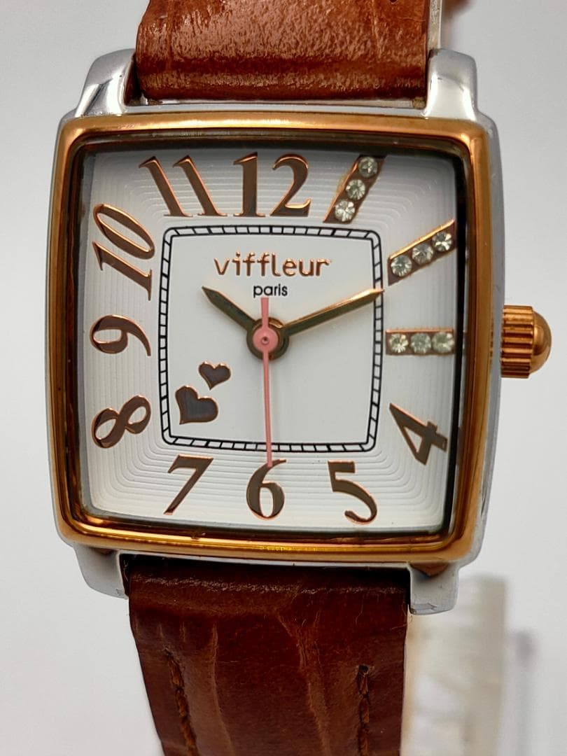 Viffleur Viffleur Paris VIF037L-WH1 Ladies Quartz Watch