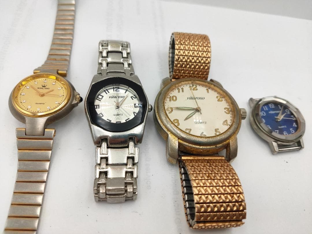 Vitaroso Vitaroso ROYAL KING Mixed Lot 4 Watches Junk Repair