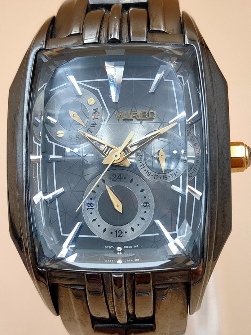 WIRED WIRED Delta 5Y67-0AL0 Quartz Battery Watch | Japan