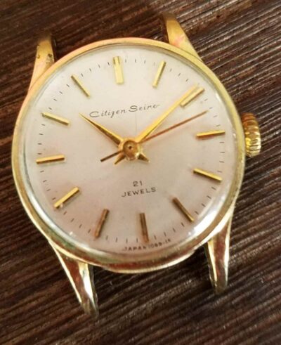 Citizen SENF901-Y Seire 14K Microns Hand Winding Gold Watch