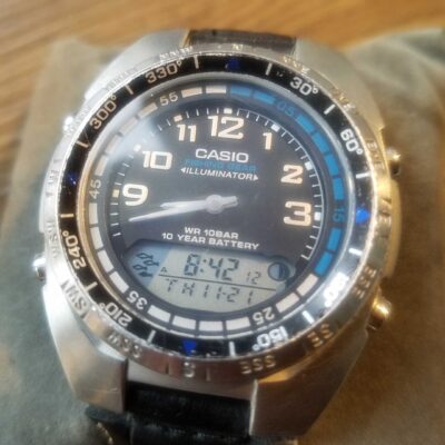 Casio AMW-700 Module 3768 Fishing Gear Watch for Men