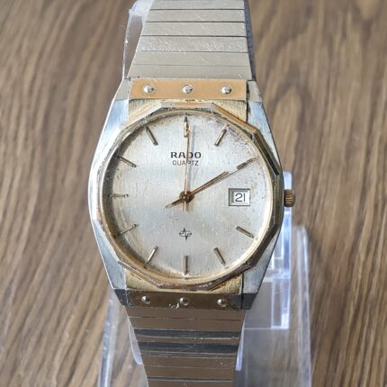 Rado Quartz Date men wristwatch mod dipos