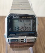 Rare Pre-owned Casio Data Bank Phone Dialer DBA-800 Module: 555 Digital Wristwatch for Men