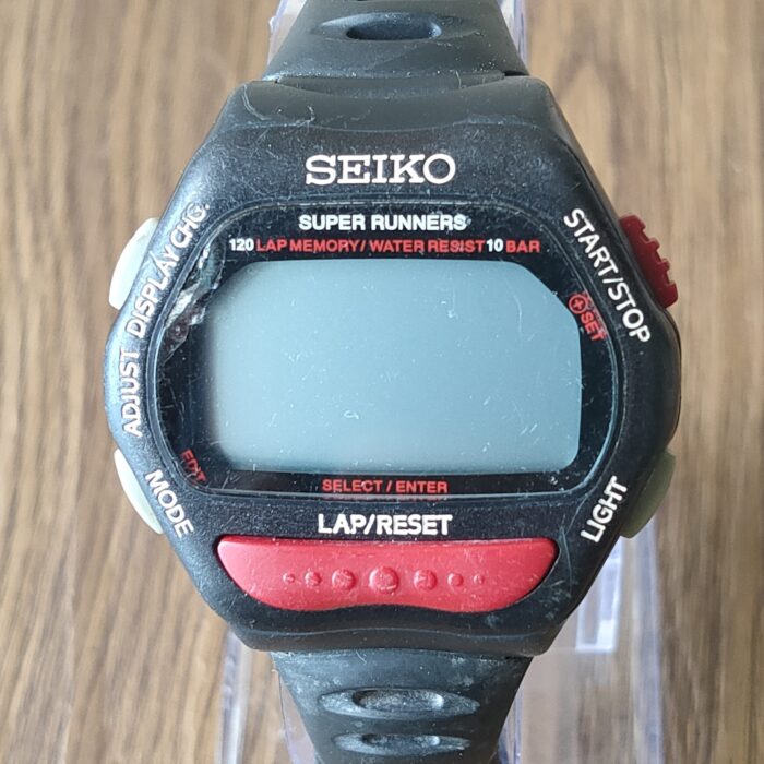 Seiko Super Runners S650-4000 85 Digital Wristwatch for Men Junk