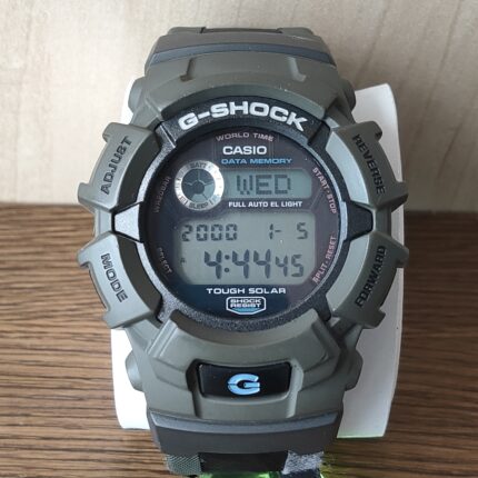 Pre-owned Casio G-Shock GL-170 Module 2594 Tough Solar Data Memory World Time Shock Resist Wrist Watch.