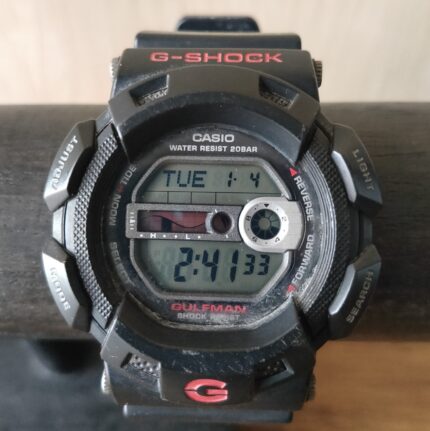 Authentic Pre-owned Casio G-Shock Gulfman G-9100 Module:3088 Rust Resist Wristwatch for Men