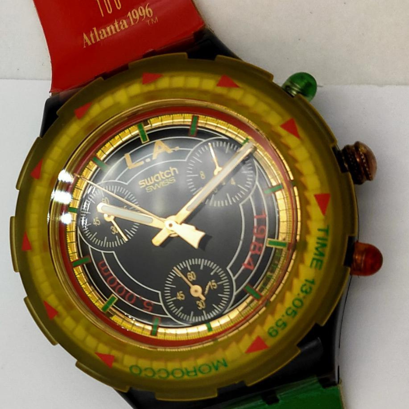 Swatch Olympic Chronograph Aquachrono Atlanta 1996